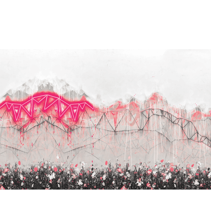 Neon Bunting Soho Pink