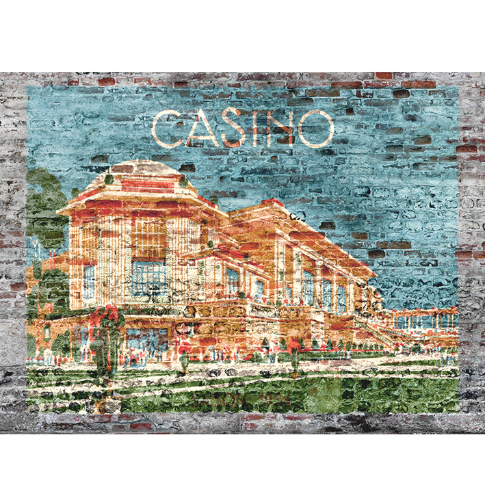 CASINO PEINTURE SUR BRIQUES